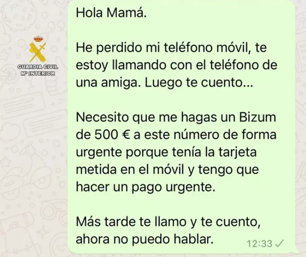 La estafa del 'familiar en apuros' en WhatsApp